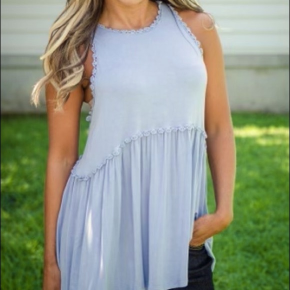 NWOT • POL SLEEVELESS “SWEET AND SIMPLE” BABYDOLL KNIT TOP - Picture 4 of 5